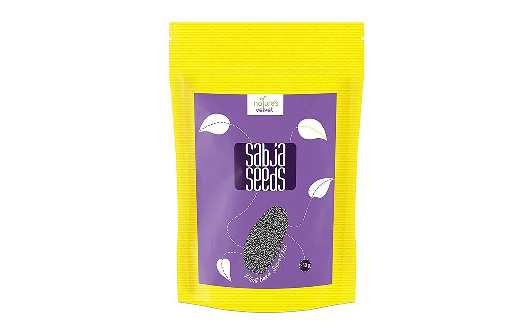 Nature's Velvet Sabja Seeds    Pack  250 grams